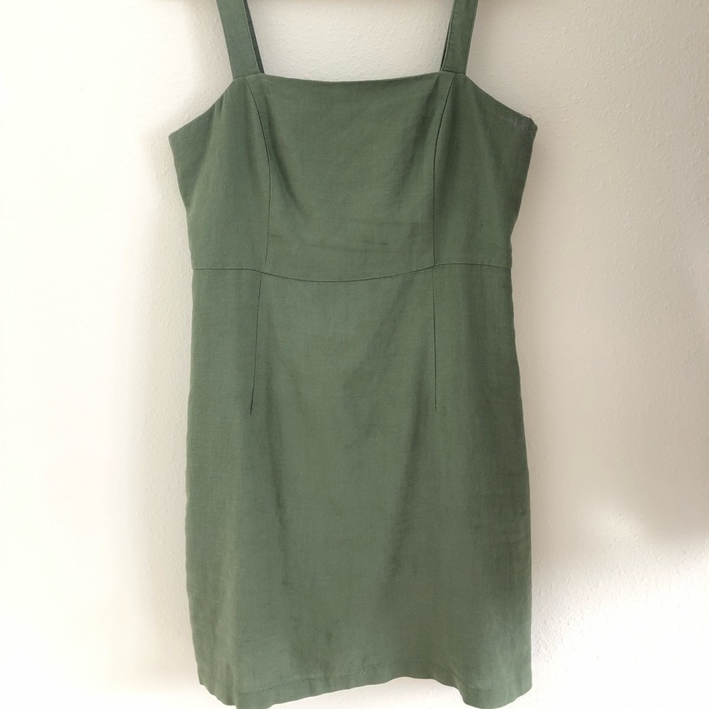 Army Green Mini Dress